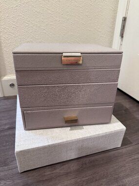 Stackers classic jewelry box set in Taupe, 4 pieces